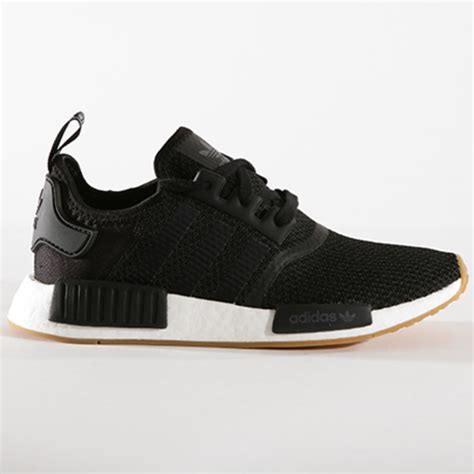 schwarz adidas originals schuhe nmd_r1 m b42200|NMD r1 black gum.